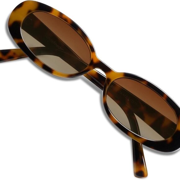 Accessories - Polarized Retro Oval Sunglasses for Women and Men Small 90s Style VL9580
